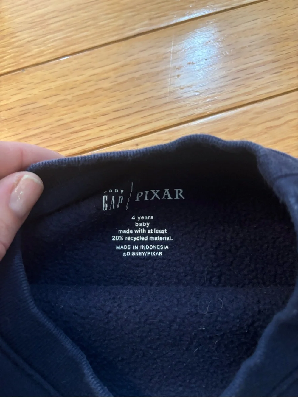 GAP Navy Kids Buzz Lightyear Crewneck Sweatshirt
